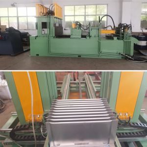 China Corrugated Fin Forming Machine Transformer Oil Tank Making Equipment on sale