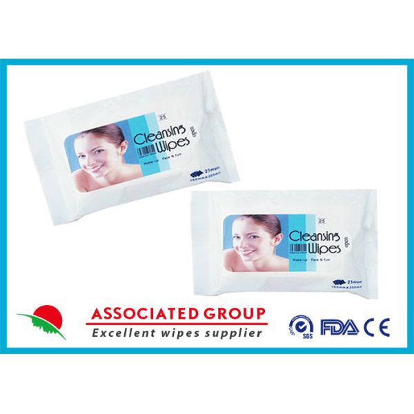 Cleansing Makeup Remover Wipes Flushable Hypoallergenic PH Balanced Vitamine E