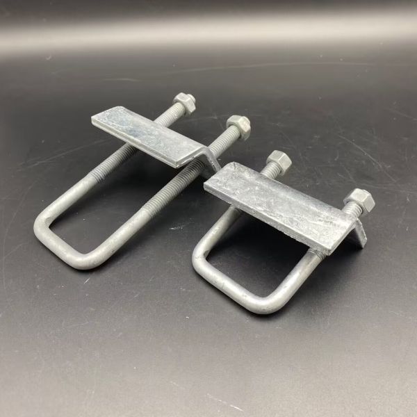 Buy Carbon Steel Square Plate Channel U Bolt Beam Clamps at wholesale prices