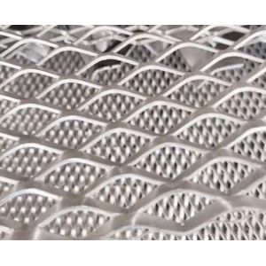 Silver Aluminum Metal Expanded Metal Mesh