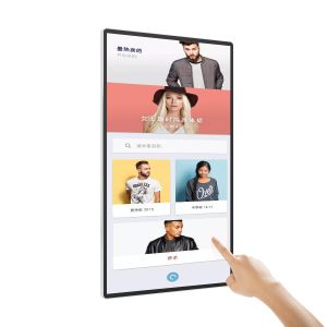 Digital Signage 21.5 Inch black color 350MHz Wall Mount 1920×1080P Wifi