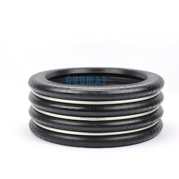 363mm Height Industrial Air Spring Quadruple Air Bag Bellows F-500-4R Gas Rubber Suspension Spring Repair Kits