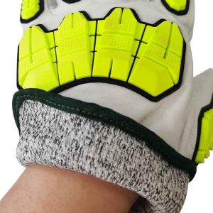 High Dexterity ANSI Cut Level A5 Goatskin Leather Gloves EN388