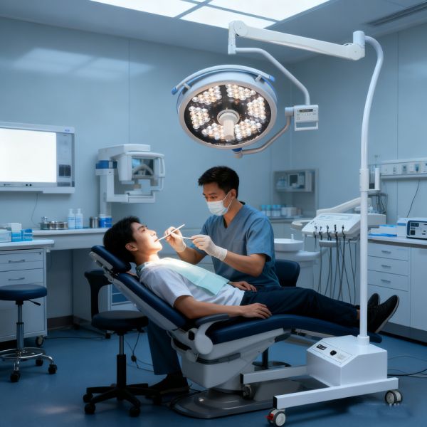 Buy Mobile Surgery Light With 7-Hour Emergency Battery & 140,000Lux at wholesale prices