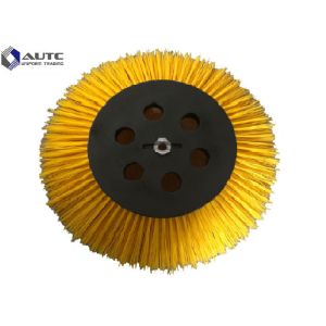 445*750mm Disc Poly Bristle Road Sweeper Rotary Street Road Sweeper Brush Motor