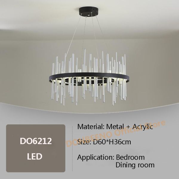 Creative Acrylic Chandelier LED Living Room Restaurant Bedroom Designer Chandelier(WH-MI-292)