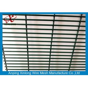 Dark Green Custom Security Fence , Residential Security Fencing Eco Friendly