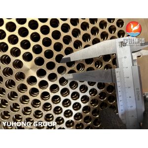 ASTM B171 C46400 Stationary Tubesheet Essential Component For Heat Exchangers