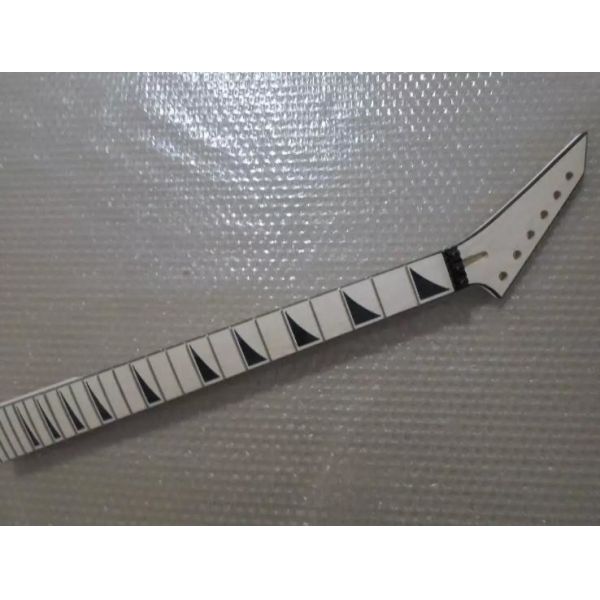 Custom Grand 22 Fret Roasted Maple Electric Guitar Neck for Handmade Tele Guitar Kits Gloss Finished with Bone Nut