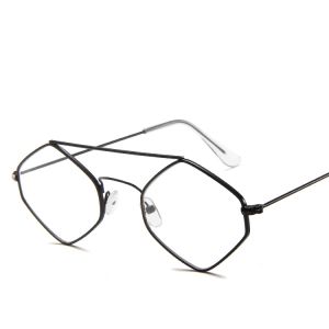 Diamond Women Men Retro Outdoor Metal Frame Sunglasses UV400