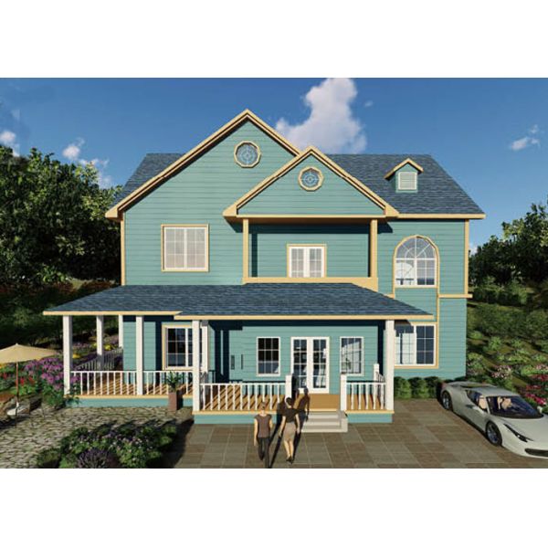 Recyclable Architecture Light Steel Structure House Prefab Villa Modular Home