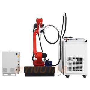 Six Axis Industrial Robot Laser Welding Machine Programmable Remote Control
