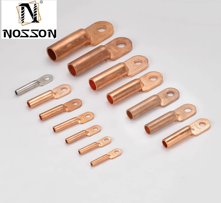 Collecting Wires Connecting Cable Standard Size Round Crimp Lugs Copper Terminals with ISO9001 Certification Guaranteed