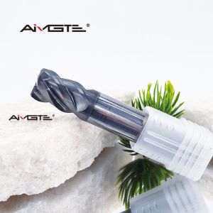 Stainless Steel Machining Carbide Bull Nose End Mill Short Flute High Rigidity