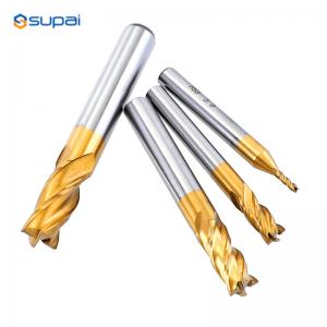 China HSS End Mill 50-150mm Overall Length 2/4/6/8/10/12/14/16/18/20 Flutes No Coating on sale