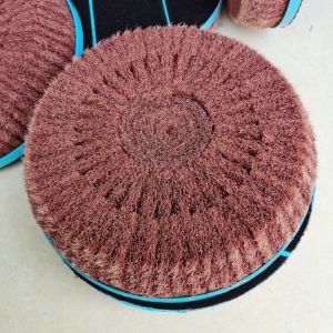 Hemispherical Grinding Head Stainless Steel Grinding Disc Random Pattern