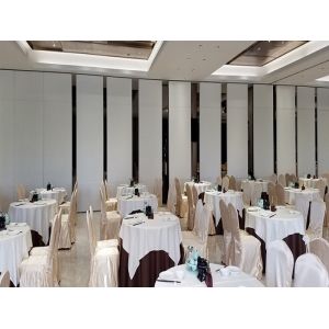 Anti - Flammability Collapsible Partition Walls With Folding Door Environmentall