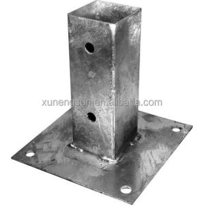 4x4 Wooden Post Brackets with Metal Anchors Corner Connections and Strong