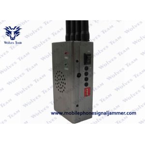 Portable High Power Signal Jammer with Fan CDMA GSM DCS PCS 3G Grey Color