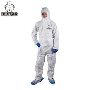 Waterproof Single Use Disposable Medical Coveralls For Virus Protection