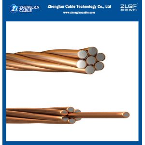 ASTM B227 Copper-Clad Steel For Bonding & Grounding 21%IACS - 45%IACS Conductivi
