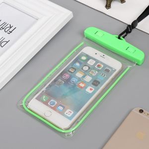 Fluorescent Waterproof Cell Phone Pouch , Sensitive Touch Mobile Phone