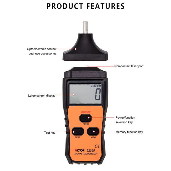 VICTOR 6236P Multifunction Environment Meters