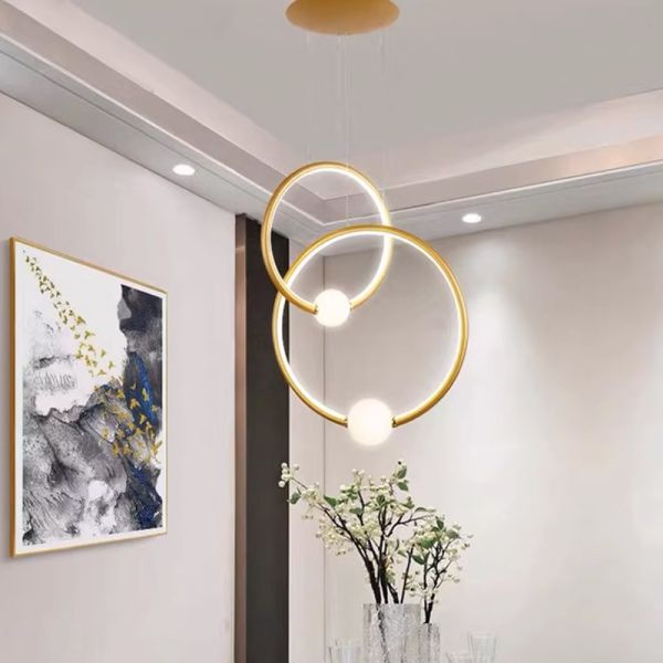 Buy Indoor Modern Circular Ring Chandelier 44w 23w 19w at wholesale prices