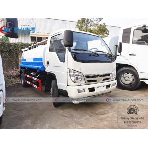 China Left Hand Drive Foton 4x2 5cbm Water Sprinkler Truck on sale