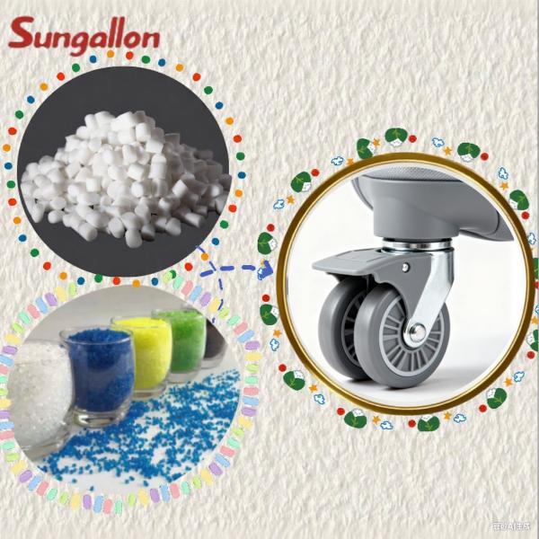 Buy In-Stock TPE Particles for Suitcase Wheels Custom Hardness Flexible & Impact-Resistant Low Noise for Injection Molding at wholesale prices