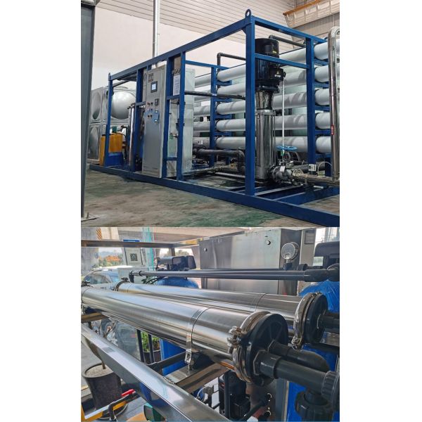 Water Filtration System Desalination Plants Style Seawater RO System For Industrial Applications
