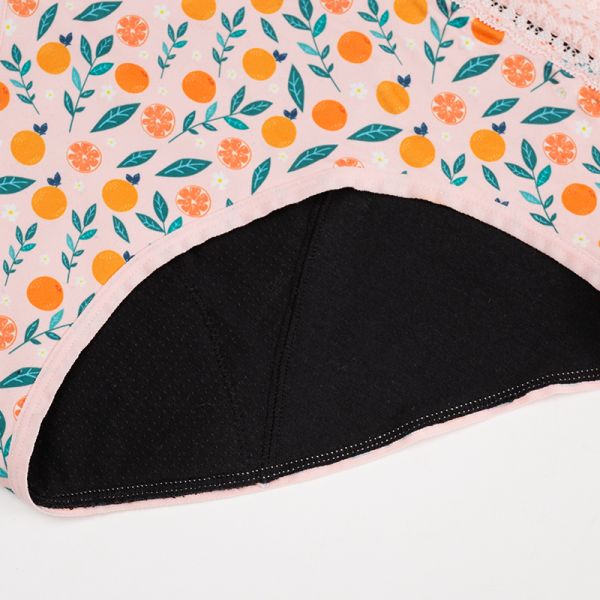 Knitted High Waist Period Panties Breathable Plus Size Period Panties