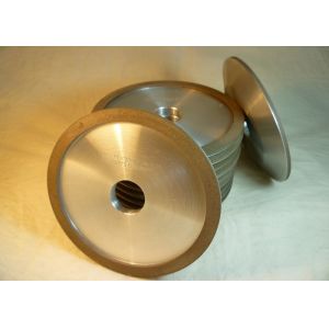 Crankshaft CNC Resinoid Grinding Wheels , Bowl Precision Grinding Wheels