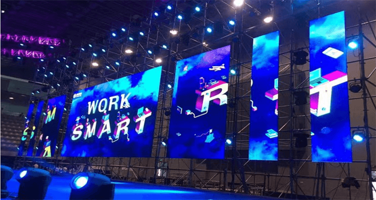 Stage Rental LED Display SMD1515 500X1000mm with Multiple Installation For Show