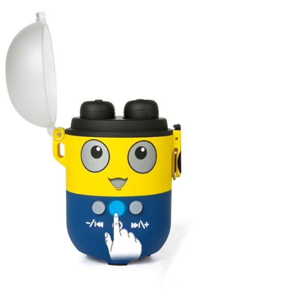 TWS BT5.0 Creative Wireless Earbuds Minions Cartoon Bluetooth Speaker With