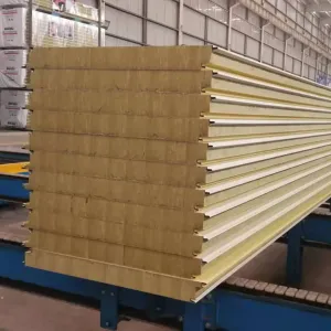 China Pu Foam Glass Wool Soundproof Sandwich Panel Lightweight on sale