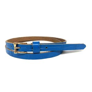 1.5cm Wide Alloy Buckle Women's Fashion Leather Belts