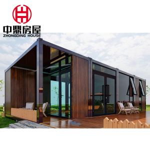 Small Prefab Container Coffee Shop with Customized Color and Online Technical