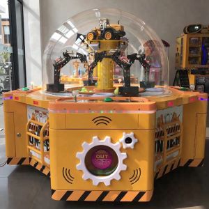 Family Excavator Gift Vending Machine Metal + Plastic Material Durable