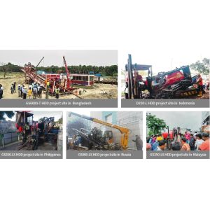 GS6000-TS HDD machine, underground pipeline, underground pipe laying, trenchless
