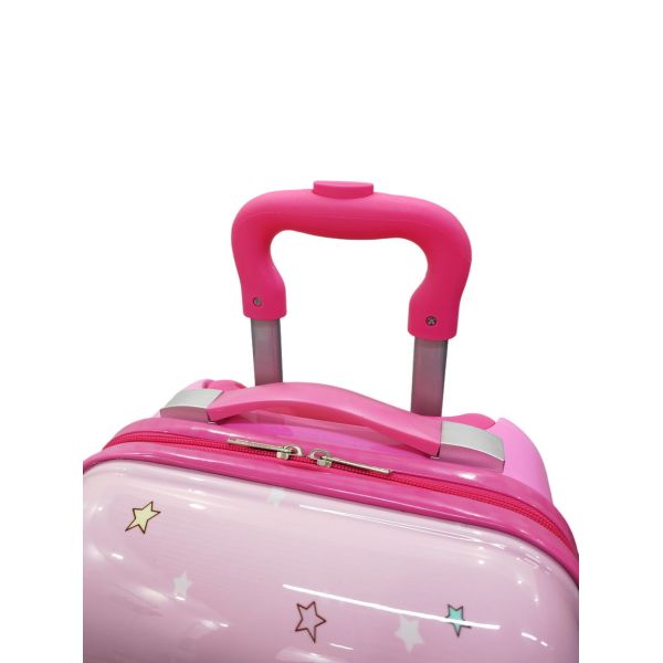 Customizable Childrens Rolling Suitcase Childrens Carry On Luggage With Iron Trolley