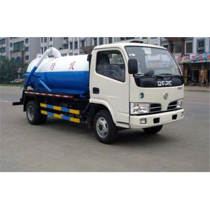 2016 new dongfeng 6000L vacuum sewage suction tanker truck for sale