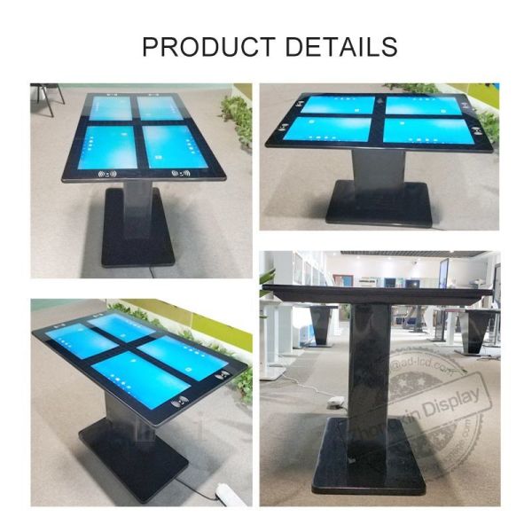 LCD Interactive Smart Touch Coffee Table Self Ordering Kiosk For Restaurants