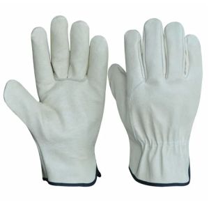 Flexible Durable Protection Cowhide Leather Safety Work Gloves