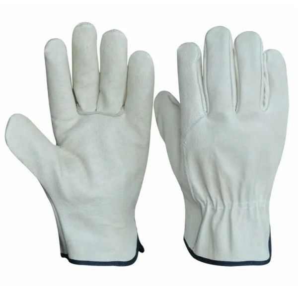 Flexible Durable Protection Cowhide Leather Safety Work Gloves