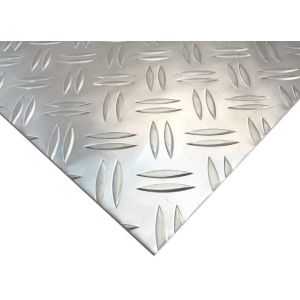Embossed Aluminium Chequered Sheet , Aluminium Durbar Plate AA1060/ AA3003/