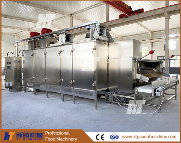 Buy Commercial Continuous Nuts Roaster Multifunctional Nuts Roaster at wholesale prices