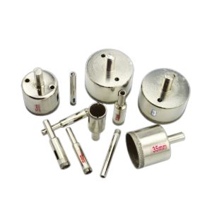 Electric drill hole saw Glass ceramic slate electroplating drill bits