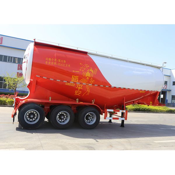 Buy Cement/Lime/Coal Ash/Soda Powder Storage Semi Trailer with 1840mm Tread and Wabco Relay Valve at wholesale prices