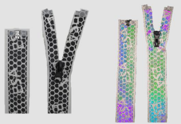 Buy 5# Closed-End Reflective Zipper White 3.1cm x 20cm at wholesale prices